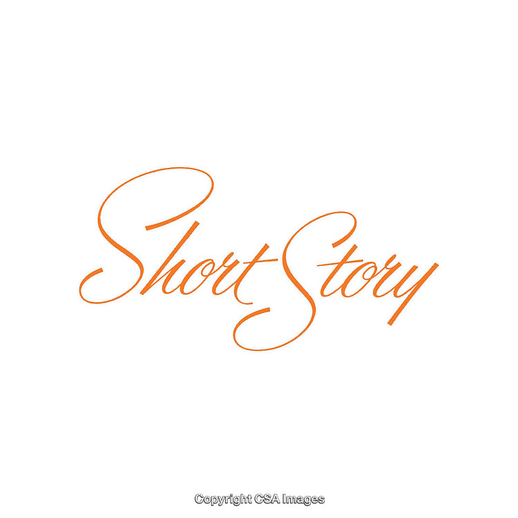 Elegant Orange Cursive Typography On White Background