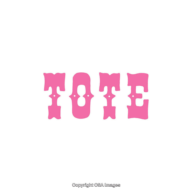 Pink Stylized Text Design on a White Background