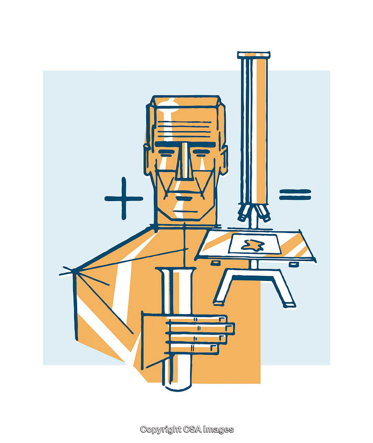 Visual Representation of Scientific Discovery Through Creative Illustration Style