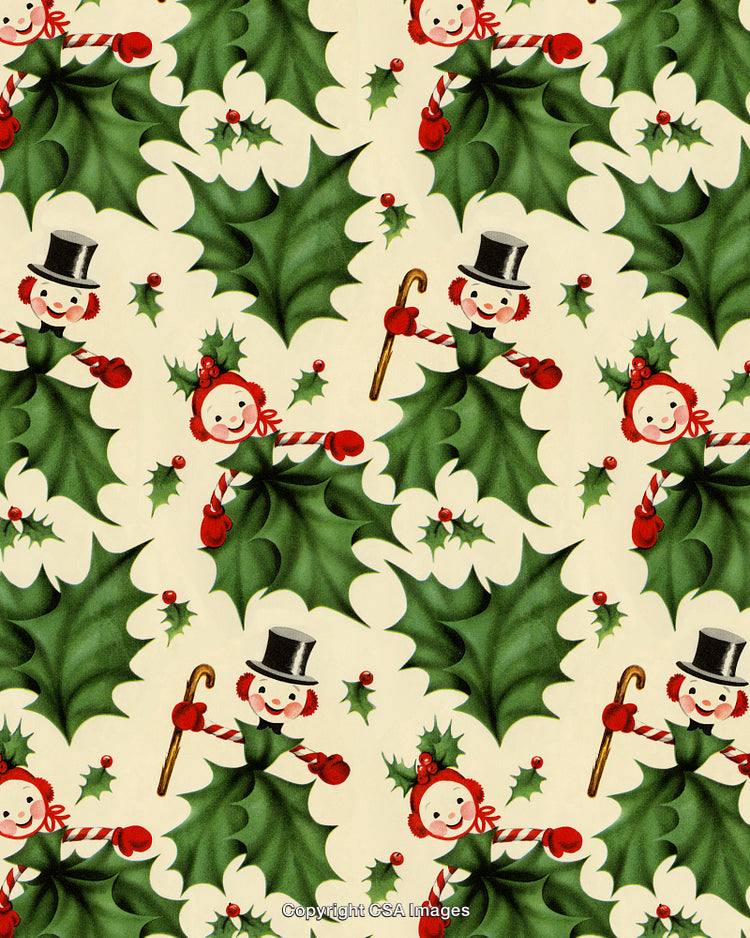 Christmas Holly Pattern