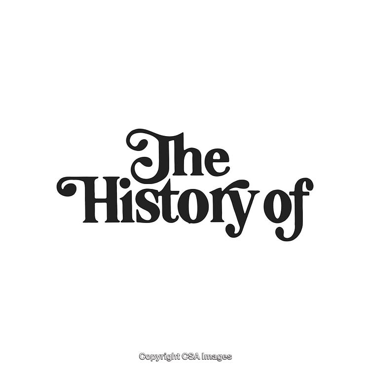 Elegant Black Typography Displaying a Decorative Historical Message