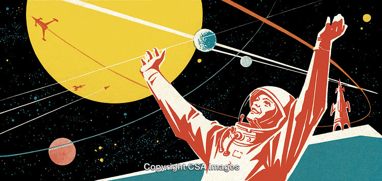 Astronaut in Outer Space