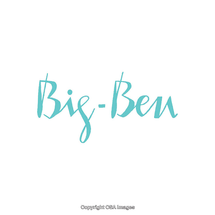 Minimalistic Handwritten Text Design in a Calming Blue Palette