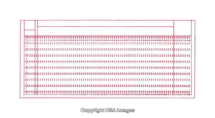 Digital Representation of Numbers in a Grid Illustration Format