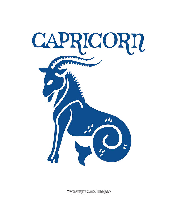 Capricorn Zodiac Symbol Featuring a Sea Goat Illustration