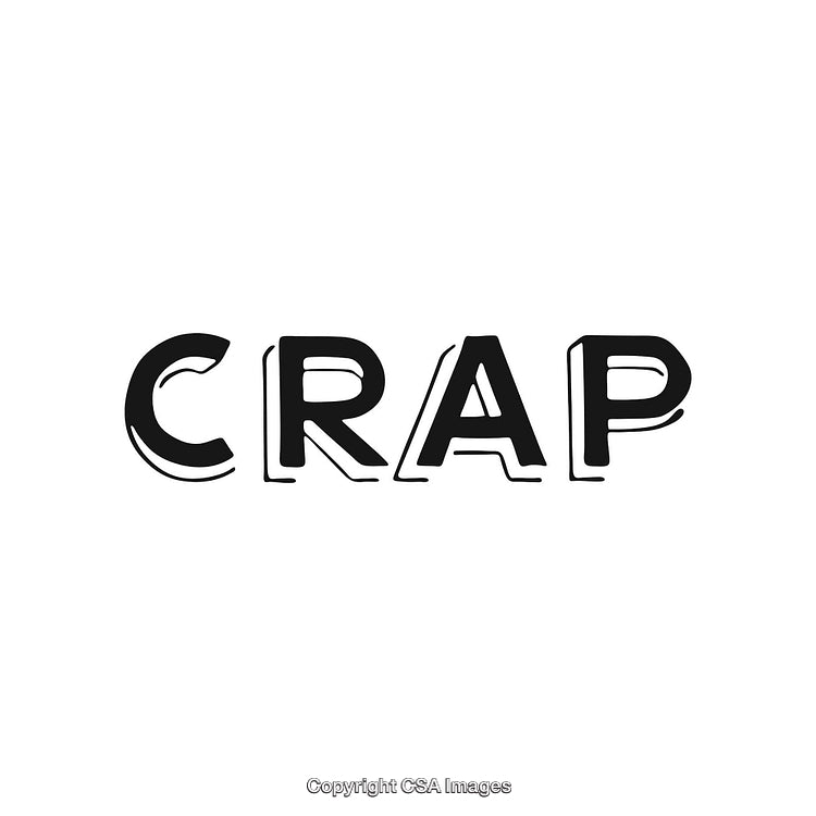 Bold Black and White Typography Art Illustration Featuring Stylized Letters
