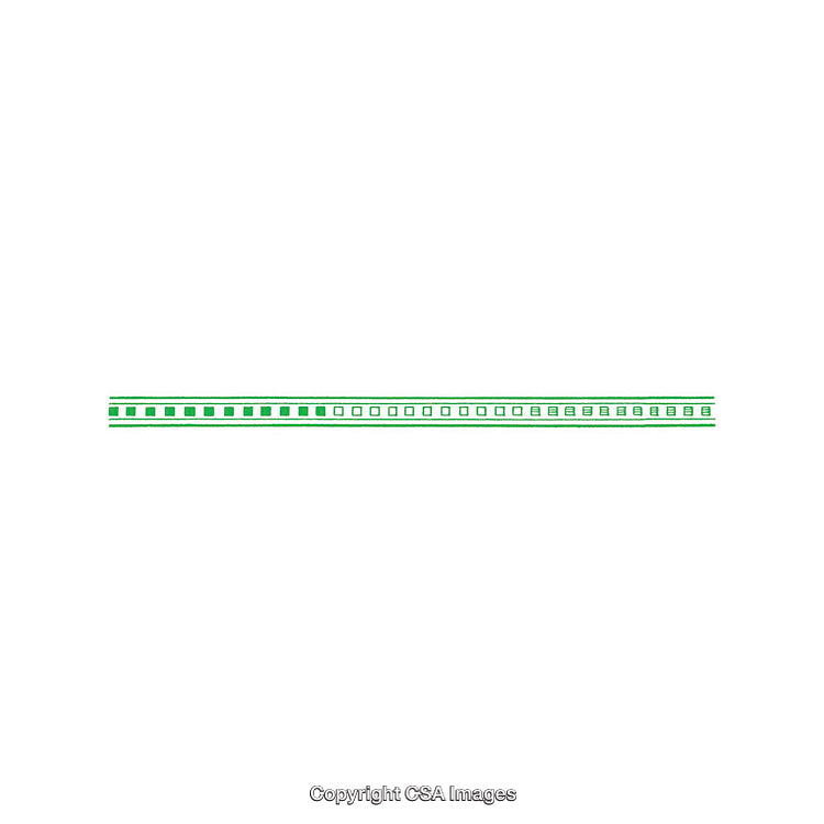 Minimal Green and White Linear Pattern on White Background