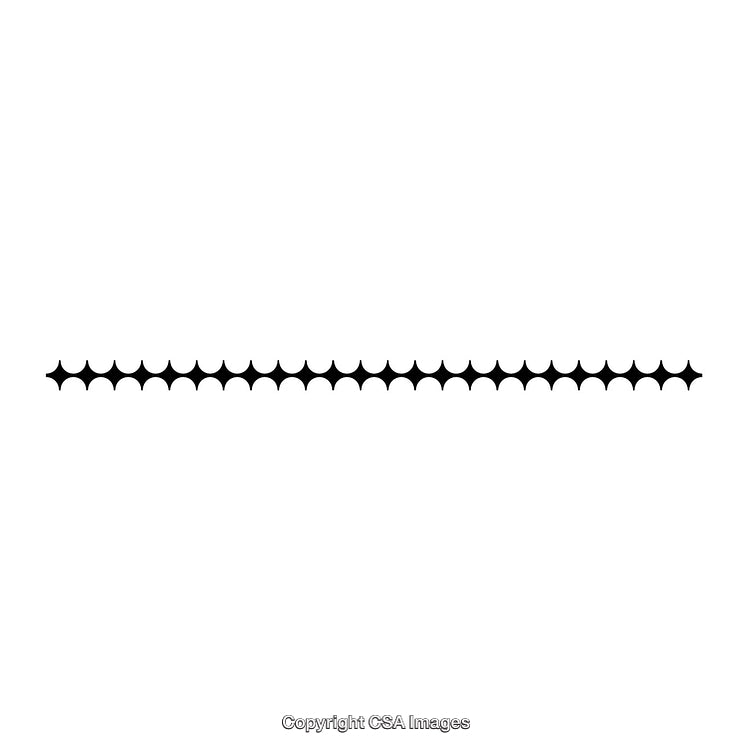 Minimalist Black Border Design With Circular Patterns on White Background