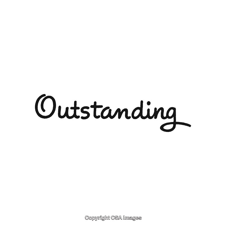Outstanding Calligraphy Text Design with Elegant and Stylish Handwriting on White Background
