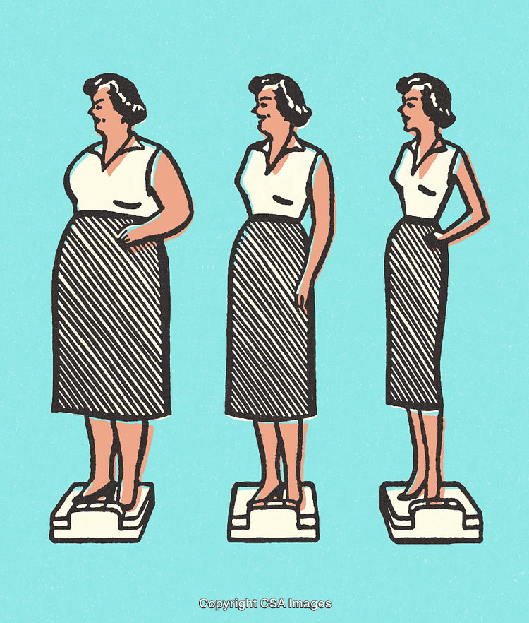 Illustrated Comparison of Weight Change in Three Stages Over Time
