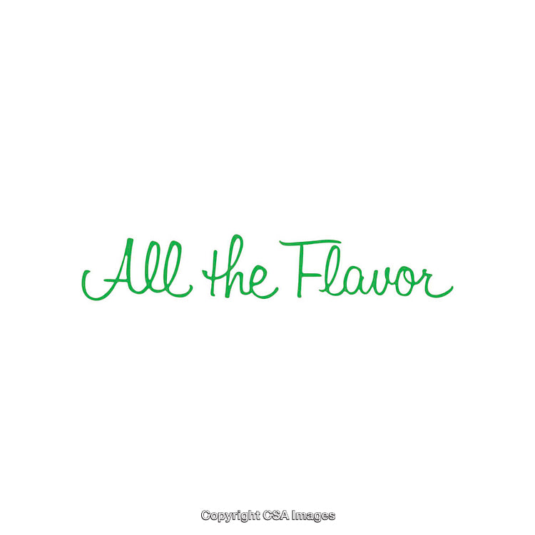 Green Handwritten Script Text on White Background