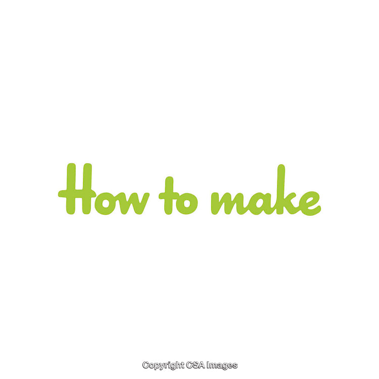 Bright Green 'How to Make' Text on a White Background