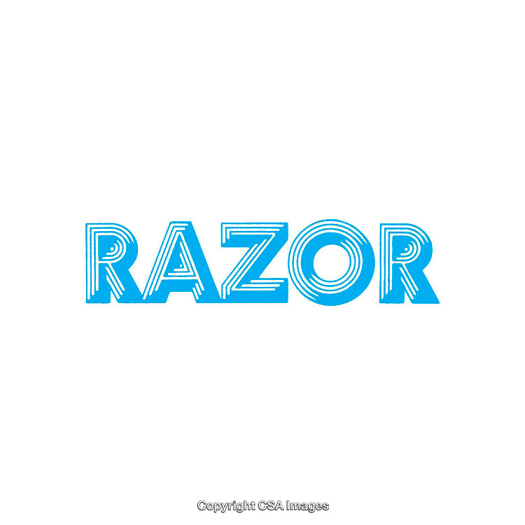 Stylish Blue Typography on White Background With Bold Text Design
