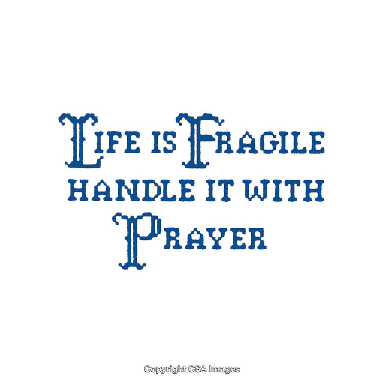 Inspirational Typography Artwork with Spiritual Text in Elegant Blue Font Design