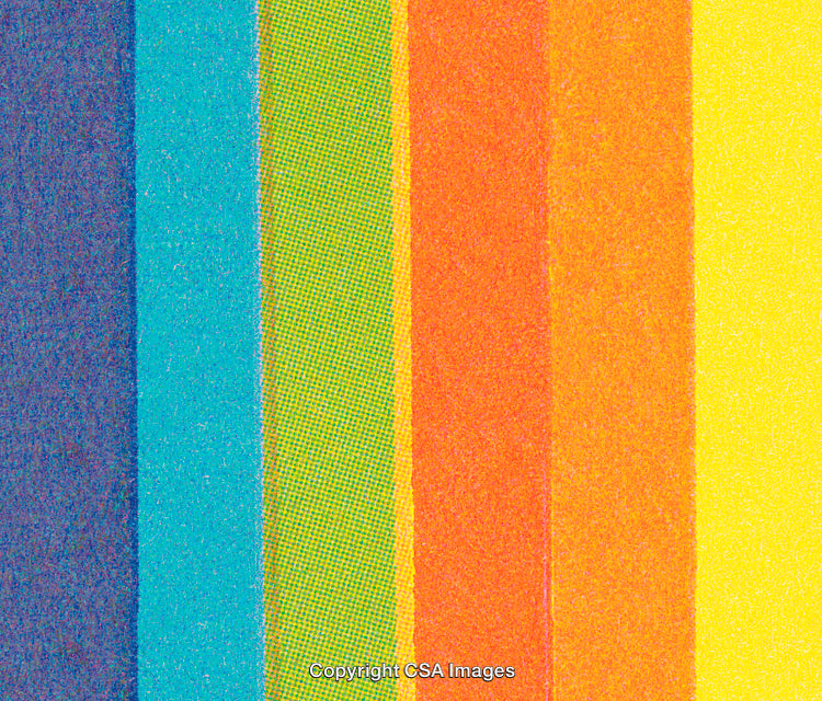 Vivid Vertical Stripes in Rainbow Colors with Textured Pattern