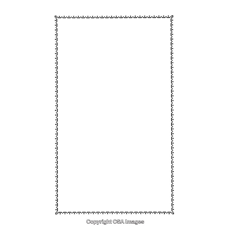 Elegant Black And White Decorative Border Design for Versatile Applications