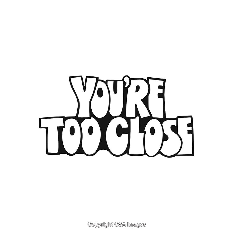 Bold Black and White Text Design with Fun Typography Message
