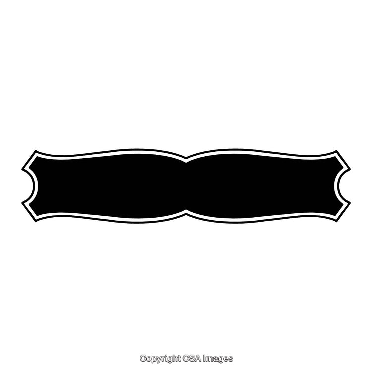 Elegant Black and White Decorative Border Design in Minimalist Style