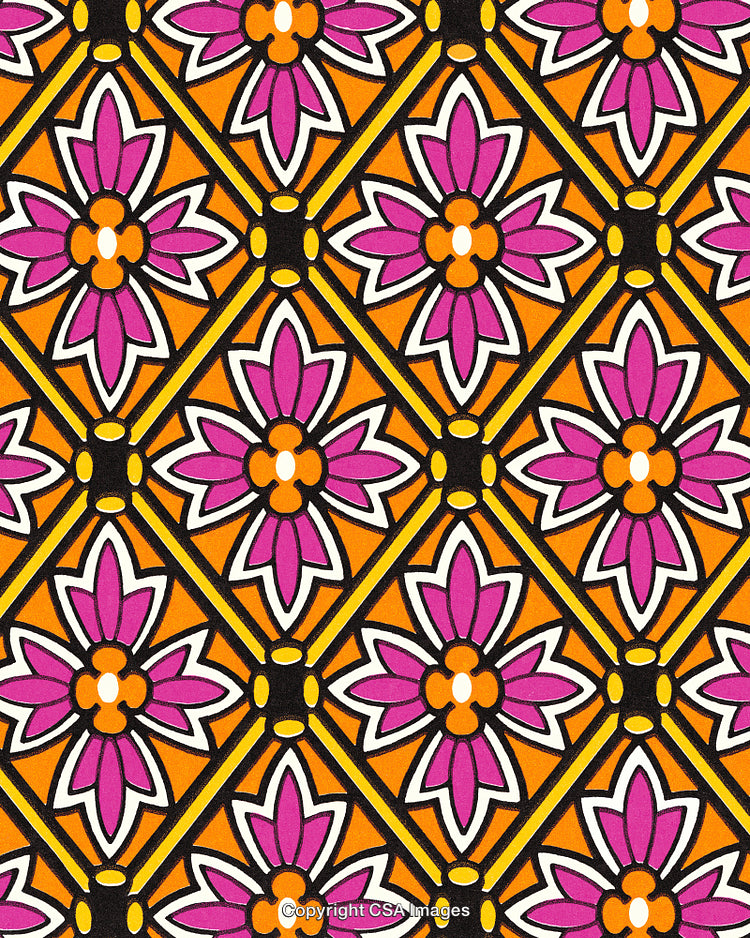 Floral Diamond Pattern