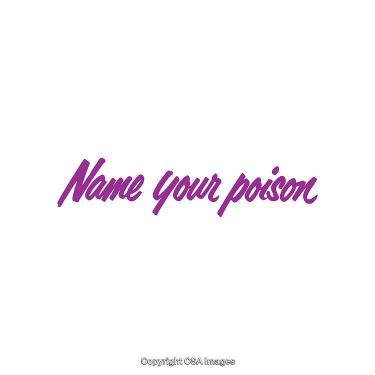 Purple Script Font With Motivational Text on White Background