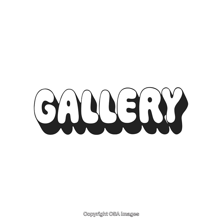 Bold Retro-Style Typography Design With Distinct Shadow Effect on White Background