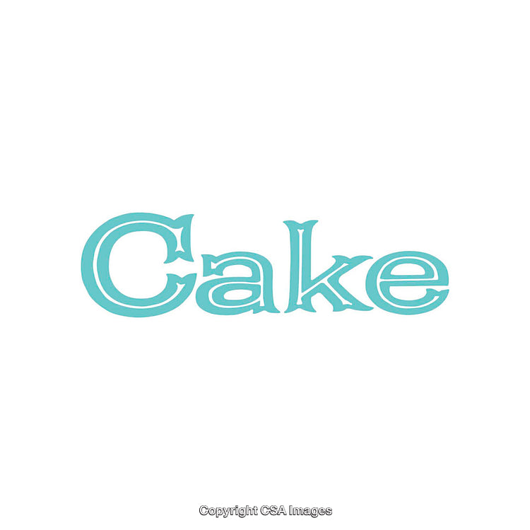 Turquoise Text Illustration Featuring Decorative Font and White Background