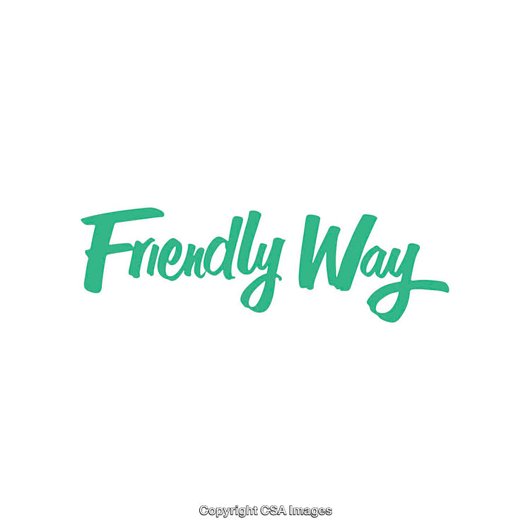Minimalist Green Text on White Background Showcasing Positive Message