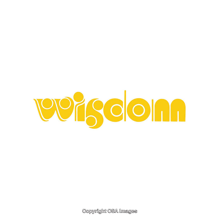 Stylish Yellow Typography Logo with Modern Decorative Font Design