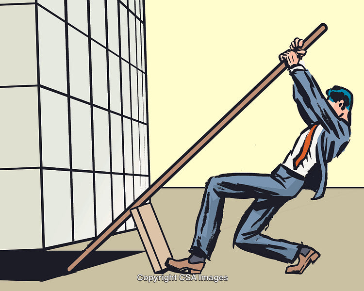Businessman Leveraging