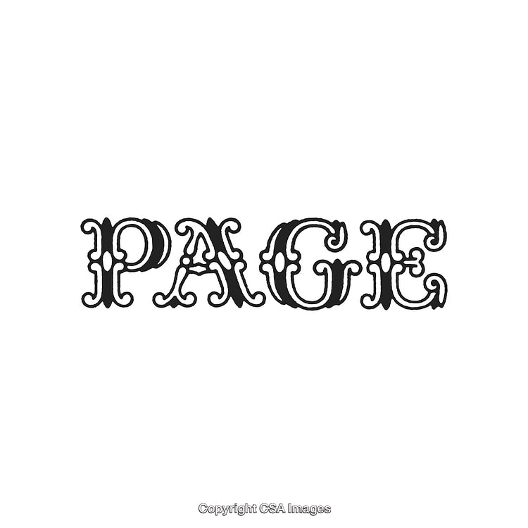 Vintage Floral Decorative Text Design for Artistic and Retro Themes