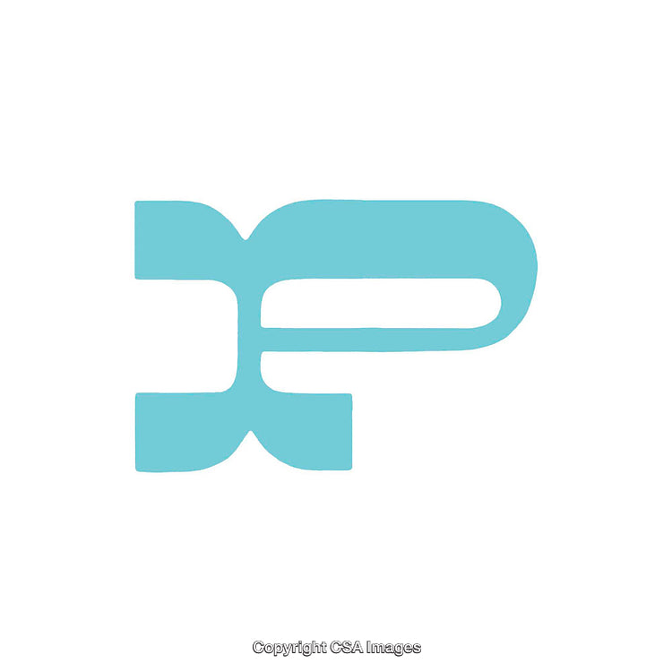 Stylized Minimalistic Illustration Representing the Letter P in Modern Design