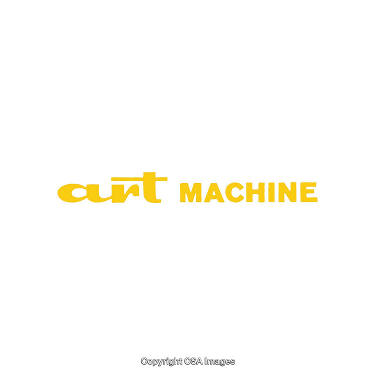 Bold Yellow Typography Art Design in Minimalist Style