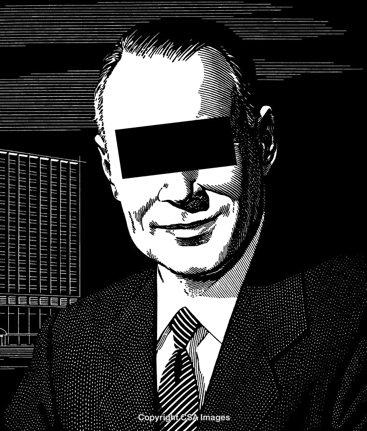 Abstract Monochrome Representation of Anonymous Individual with Censored Features