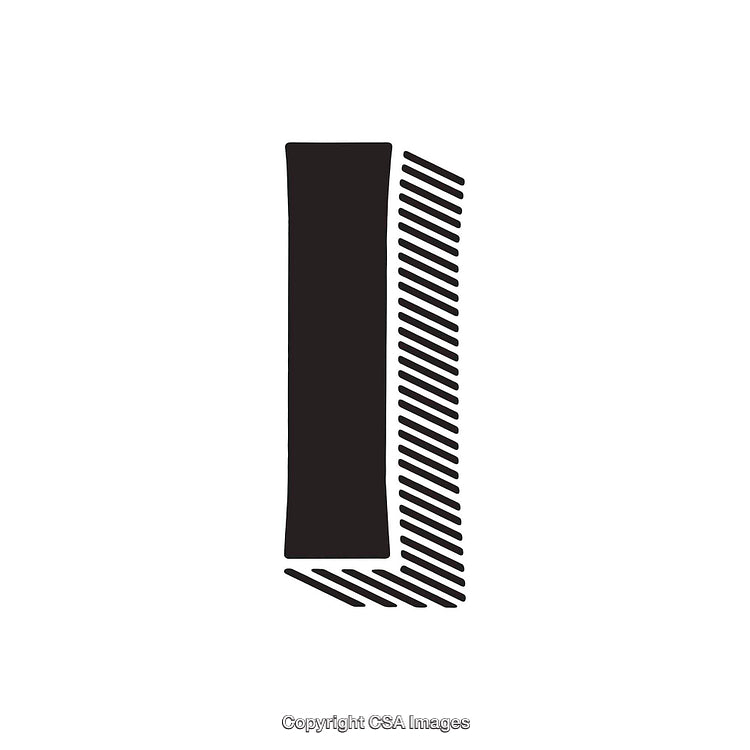 Illustration of the Letter I with a Minimalist and Modern Design