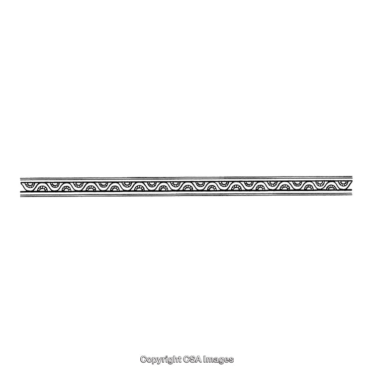 Elegant Black and White Geometric Border with Artistic Design Pattern