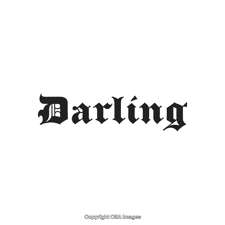 Stylish Gothic Typography Featuring Concept Art With Elegant Design