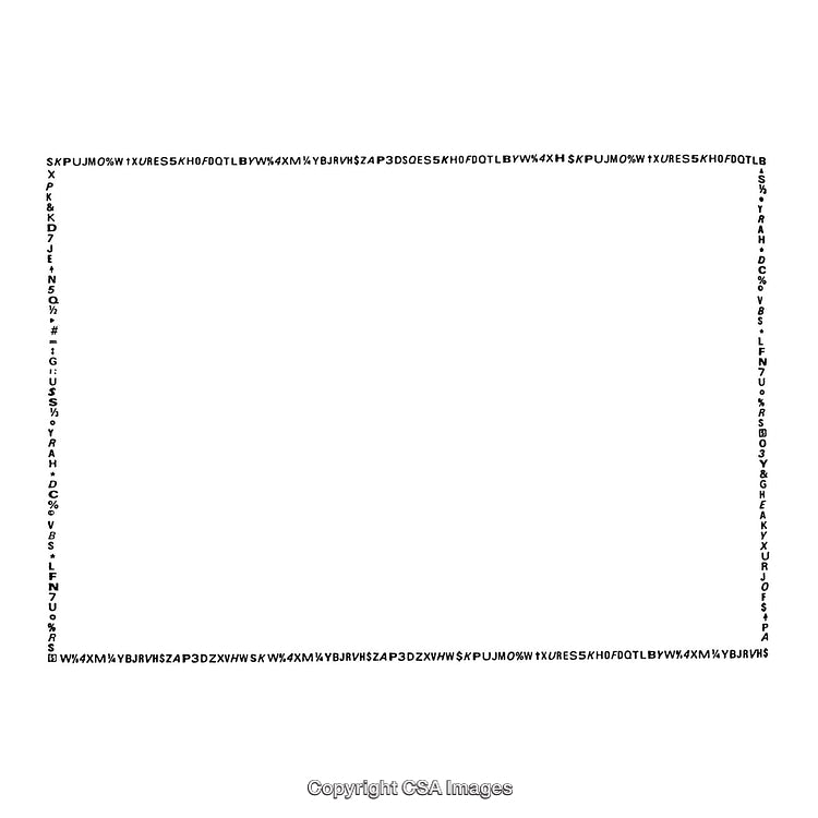 Minimalistic Black and White Border Design for Creative Projects