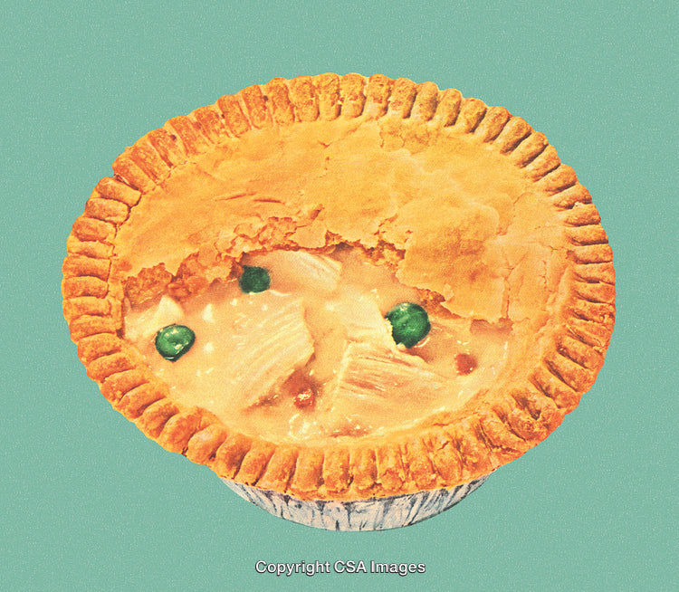 Golden Crusted Chicken Pot Pie with Creamy Filling and Vegetables