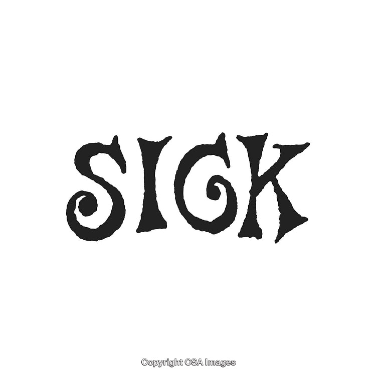 Stylized Text with Spiral Design Emphasizing Artistic Typography