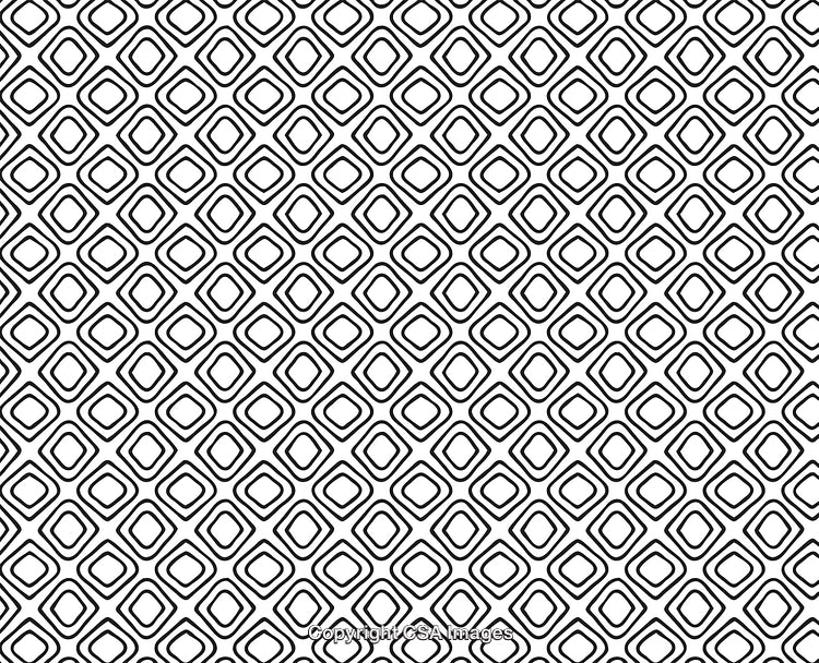 Seamless Black and White Geometric Patterned Background
