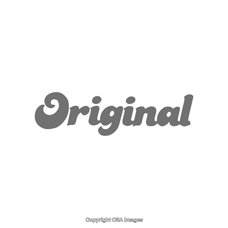 Gray Typography With the Word Original on White Background