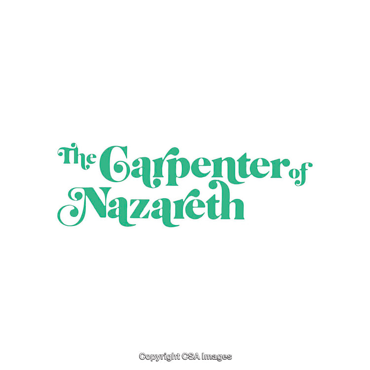 Stylized Typography for 'The Carpenter of Nazareth' with Elegant Design