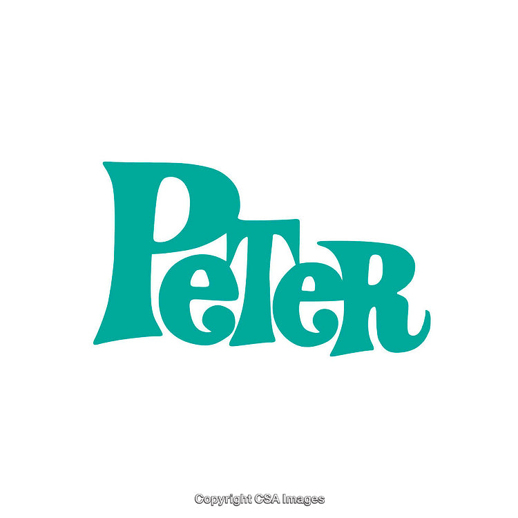 Stylized Typography in Bold Font on White Background