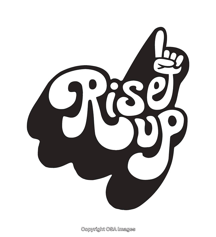 Black and White Typography Illustration with an Inspirational Message