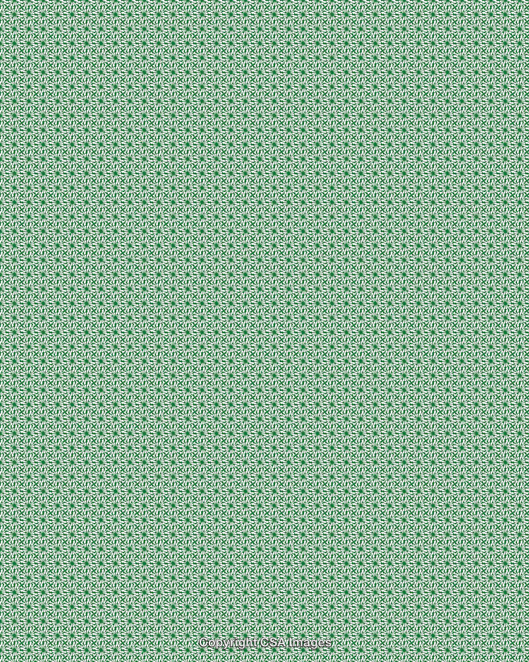 Intricate Geometric Green and White Pattern Background for Decorative Use