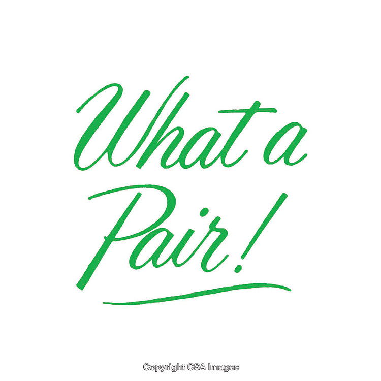Green Script Text on White Background Highlighting a Playful Message