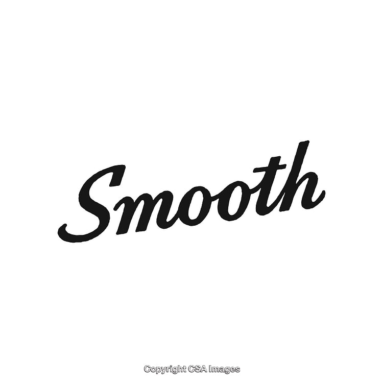 Handwritten Smooth Text in Cursive Font on White Background