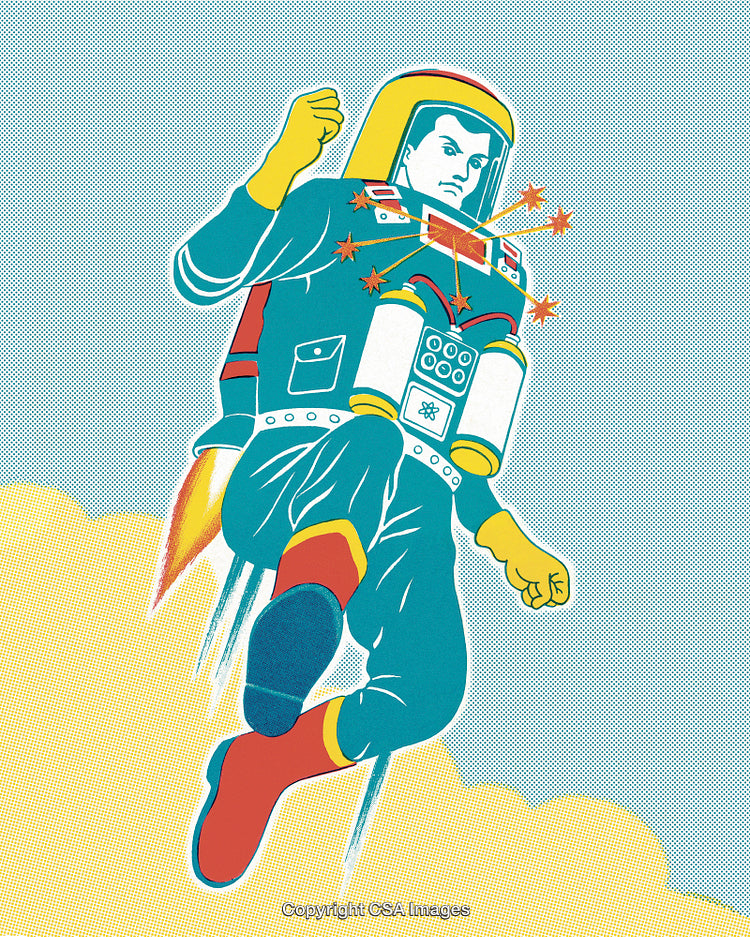 Astronaut with a Jet Pack