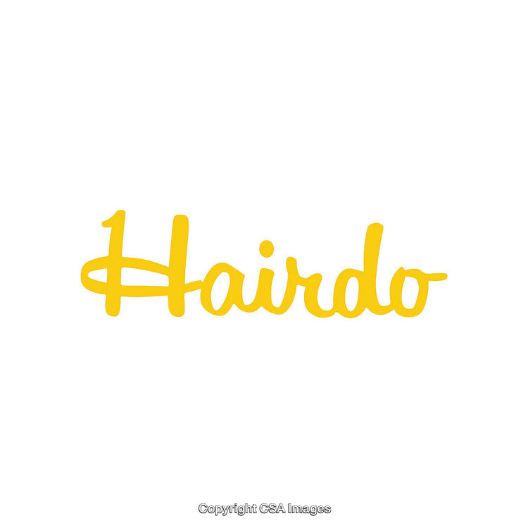 Yellow Handwritten Style Brand Text Logo on White Background