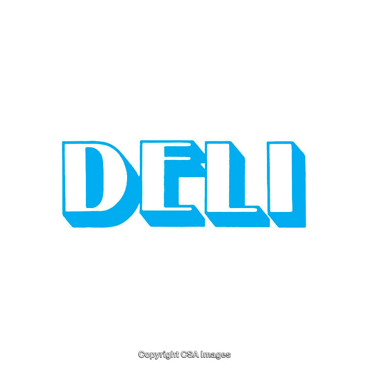 Blue Bold Text Logo on White for Modern Branding